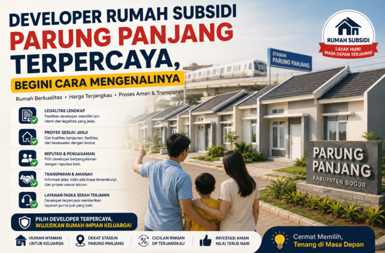 Developer rumah subsidi Parung Panjang terpercaya - cara mengenali legalitas dan transparansi